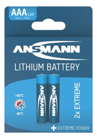 Baterie litowe Ansmann AAA / FR03 2 szt.