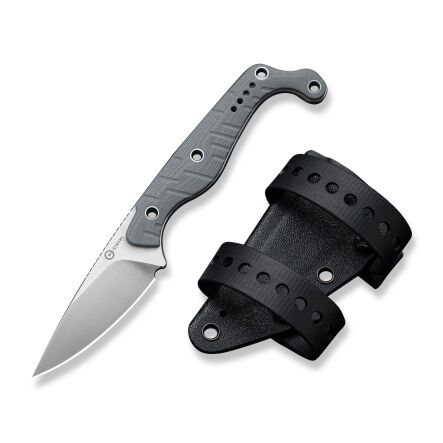 Nóż CIVIVI Fixed SÖKN Nitro-V Gray G10 Satin