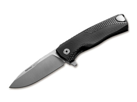 Nóż LionSteel ROK Aluminium Black Satin