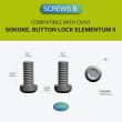 Klips CIVIVI Titanium z 2 parami śrubek - 6