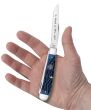 Scyzoryk Case Masonic Trapper SS Blue Bone - 6