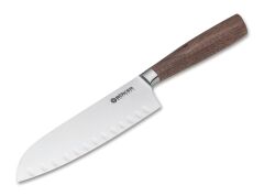 Nóż Santoku Böker Solingen Core Walnut, Kulle