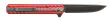 Nóż Womsi Wolf Red-White G10 S90V - 3