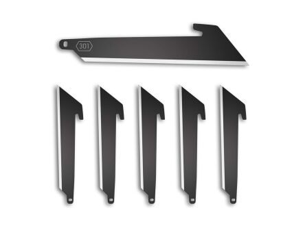 6 ostrzy Outdor Edge Utility 301 Black