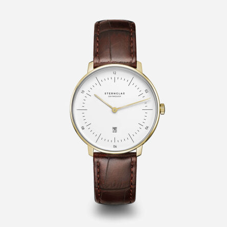 Zegarek Naos XS Automatik white gold, 33 mm