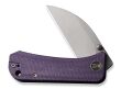 Nóż WE Knife Banter Wharncliffe Micarta Purple - 3