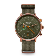 Zegarek Sternglas Hamburg Chrono dark green, 42 mm