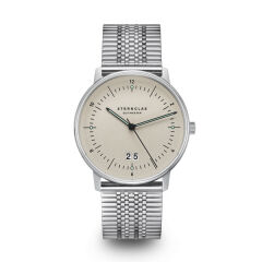 Zegarek Sternglas Naos Big Date alabaster, 38 mm