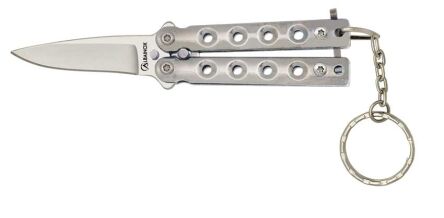 Nóż Brelok Albainox 02249 Balisong Silver