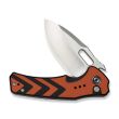 Nóż CIVIVI Vexron G10 Milled Orange & Black 14C28N - 3