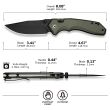 Nóż Civivi Elite Brova S35VN Forest Green Alu - 11