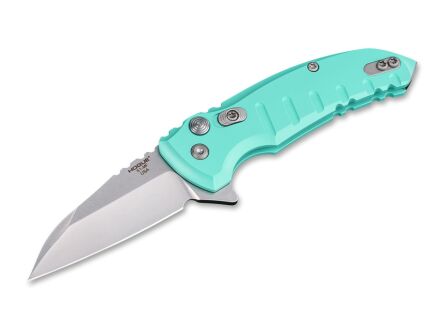 Nóż Hogue X1 Microflip Wharncliffe Aquamarine