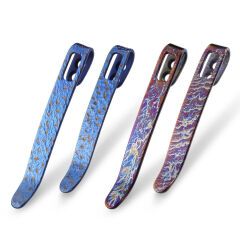 4 klipsy CIVIVI Flamed Titanium 50/55