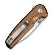 Nóż CIVIVI Mini Shakan Nitro-V Coyote Brown Alum - 5
