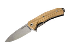 Nóż LionSteel KUR Olive Wood