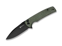 Nóż SENCUT Sachse Micarta Green Black Blade