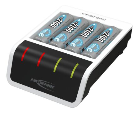 Ładowarka Ansmann Comfort Smart + 4x AA 2100