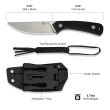 Nóż Civivi Carveth Fixed AEB-L Black G10 - 11