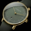 Zegarek Sternglas Naos XS Edition Flora sage, 33mm - 5