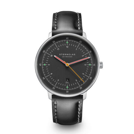 Zegarek Sternglas Hamburg neugraphite, 42 mm WYP