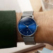 Zegarek Sternglas Naos Automatik blue, 38 mm WYP - 6