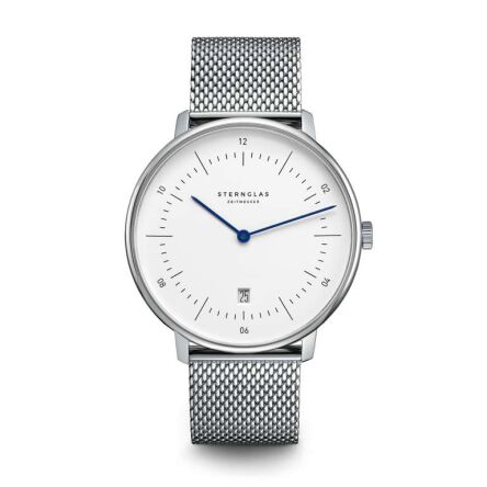 Zegarek Sternglas Naos XL white, 42 mm