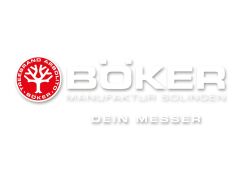 Böker Manufaktur Solingen Autoaufkleber Weiß