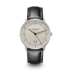 Zegarek Sternglas Naos Big Date alabaster, 38 mm