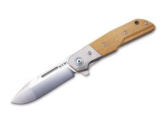 Nóż MKM Clap Micarta Brown Titanium Bolster