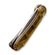 Nóż CIVIVI Button Lock Elementum II Ultem Amber - 6