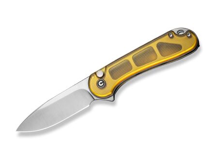 Nóż CIVIVI Button Lock Elementum II Ultem Amber