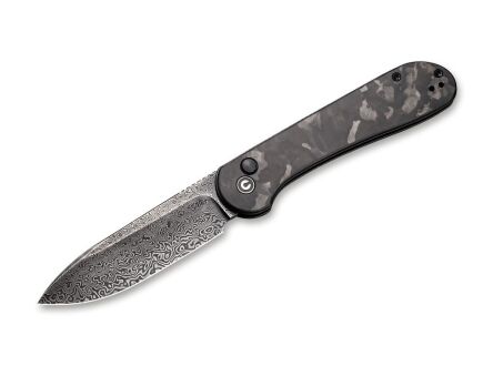 Nóż CIVIVI Button Lock Elementum Damascus CF