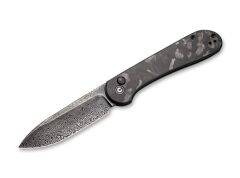 Nóż CIVIVI Button Lock Elementum Damascus CF
