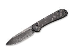 Nóż CIVIVI Button Lock Elementum Damascus CF