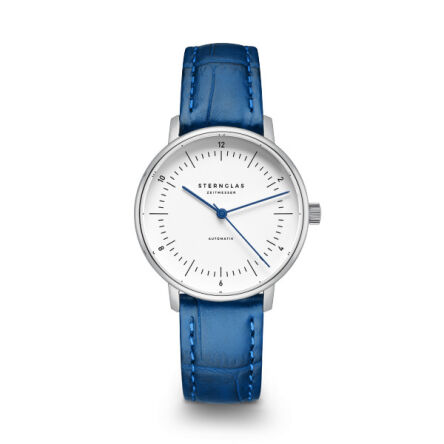 Zegarek Naos XS Automatik white silver, 33 mm