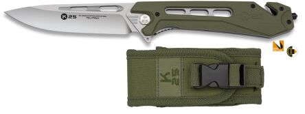 Nóż K25 25243 Tactical CNC XL Green G10