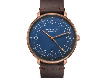 Zegarek Sternglas Hamburg Automatic dark blue, WYP