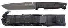 Nóż K25 32757 Tactical Black Rubber TC