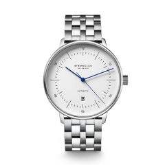 Zegarek Sternglas Naos XL Automatik white, 42 WYP