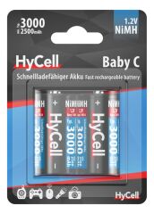 Akumulatory HyCell NiMH C/HR14 typ 3000, 2 szt