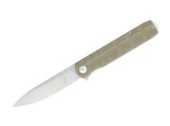 Nóż CobraTec Kuzio G10 Tan Drop Not Serrated