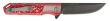 Nóż Womsi Wasp Red-White G10 S90V - 3