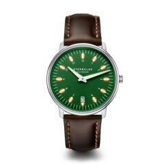 Zegarek Sternglas Egor dark green silver, 38 WYP