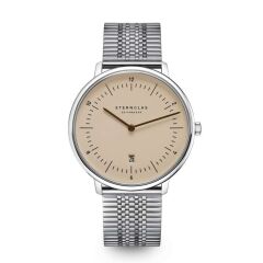 Zegarek Sternglas Naos XL sand brown, 42 mm