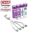 Akumulatory Ansmann Li-Ion AAA typ 500, 4 szt - 9