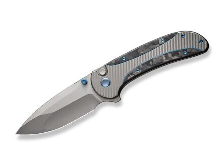 Nóż WE Knife Zizzit Titanium Grey Marble CF
