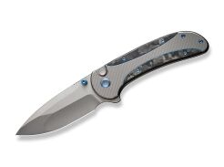 Nóż WE Knife Zizzit Titanium Grey Marble CF