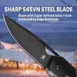 Nóż Kizer Militaw Titanium+Fat Carbon S45VN - 11