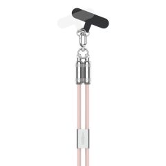 Kabel smyczkowy Ansmann USB-C/C,60W,120cm,różowy