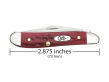 Scyzoryk Case Pocket Worn Peanut SS Old Red - 2